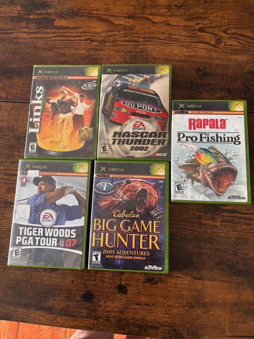 Lot of 5 Original Xbox Games